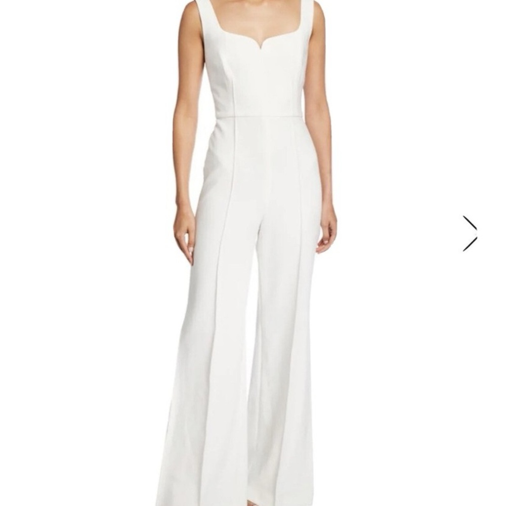 Kobi Halperin White Sleeveless Jumpsuit